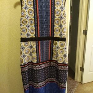 A-Line print dress